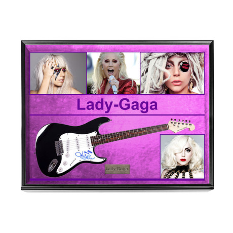 Lady Gaga Signed Guitar