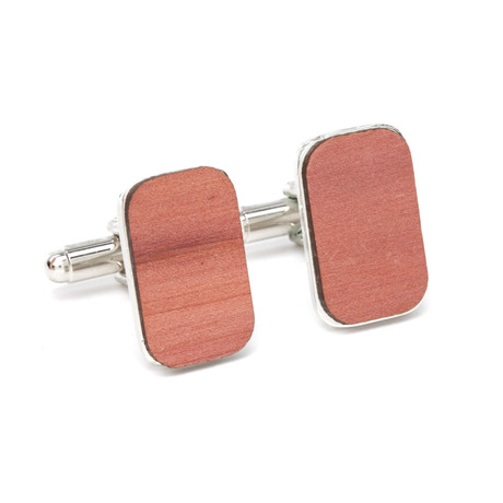 Wood Cufflinks // Cedar