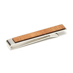 Wood Tie Bar // Mahogany