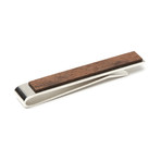 Wood Tie Bar // Walnut Burl