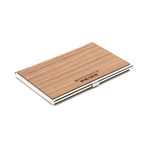 Wood Business Card Holder // Walnut