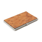 Wood Business Card Holder // Redwood Burl