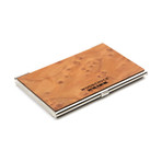 Wood Business Card Holder // Redwood Burl