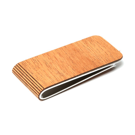 Wood Money Clips // Mahogany