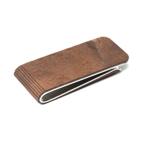 Wood Money Clips // Walnut Burl