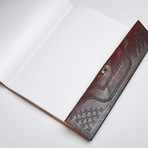 Indra Extra Large Embossed Leather Photo Album