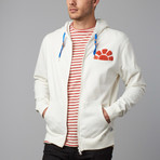 Escape Terry Zip Hoodie // Vintage White (XL)