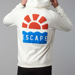 Escape Terry Zip Hoodie // Vintage White (XL)