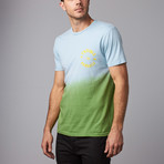 Trouble Dip Dye // Blue + Green (M)