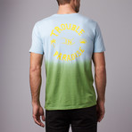Trouble Dip Dye // Blue + Green (M)