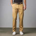 Flat Front Twill Pant // Dijon (32WX32L)