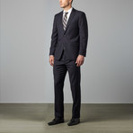 Mantoni Prunelle Weave Wool Suit // Navy Blue (US: 36S)