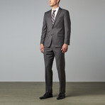 Mantoni Prunelle Weave Wool Suit // Medium Gray (US: 36S)