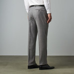 Mantoni Prunelle Weave Wool Slim-Fit Suit // Light Gray (US: 36S)