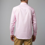 Long-Sleeve Non-Iron Pinpoint Ox Modern Fit Dress Shirt // Pink (US: 16L)