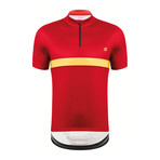 Lightweight Continental Jersey // Red + Gold (S)