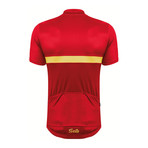 Lightweight Continental Jersey // Red + Gold (S)