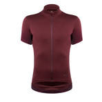 Merino Performance Heritage Short-Sleeved Jersey // Burgundy (XS)