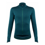 Merino Performance Heritage Long-Sleeved Jersey // Forest Green (L)