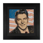 Ronald Reagan And Flag II