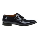 Fuerte Double Monk Strap // Navy (Euro: 42)