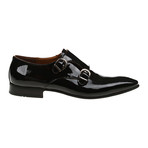 Fuerte Double Monk Strap // Black (Euro: 42)
