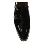 Fuerte Double Monk Strap // Black (Euro: 42)