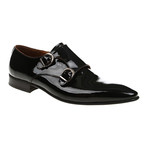 Fuerte Double Monk Strap // Black (Euro: 42)
