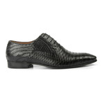 Serpico Embossed Oxford // Black (Euro: 45)