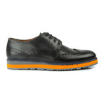 Rafael Contrast Derby // Black + Orange (Euro: 43)