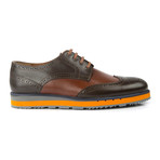 Rafael Contrast Derby // Brown + Orange (Euro: 41)
