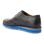 Rafael Contrast Derby // Navy + Blue (Euro: 41)