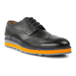 Rafael Contrast Derby // Black + Orange (Euro: 43)