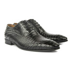 Serpico Embossed Oxford // Black (Euro: 45)