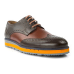 Rafael Contrast Derby // Brown + Orange (Euro: 41)