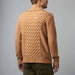 Loft 604 // Wool Shawl Collar Pullover // Camel (XL)