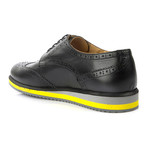 Rafael Contrast Derby // Black + Yellow (Euro: 43)