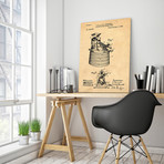 Wine Making // 1893 // Sepia (Paper // 18"W x 24"H)