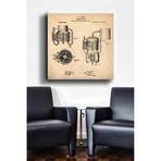 Whiskey Still // 1906 // Sepia (Paper // 20"L x 20"W x 0.01"H)