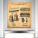 Schmidts Tap // 1900 // Sepia (Paper // 20"L x 20"W x 0.01"H)