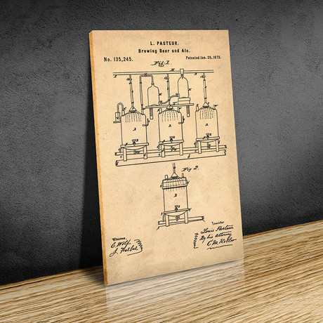 Pasteur // Sepia (Paper // 18"W x 24"H)