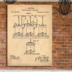 Pasteur // Sepia (Paper // 18"W x 24"H)