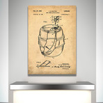 EZ Tap Keg // Sepia (Paper // 18"W x 24"H)