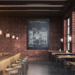 Brewing Malt Liquors // 1891 // Chalk (Paper // 18"W x 24"H)