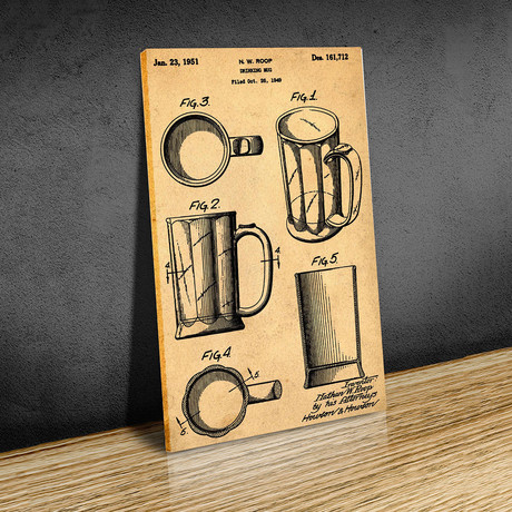 Beer Mug // 1951 // Sepia (Paper // 18"W x 24"H)