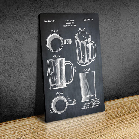 Beer Mug // 1951 // Chalk (Paper // 18"W x 24"H)