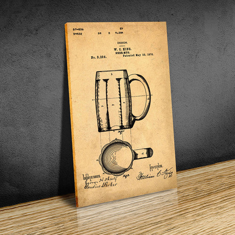 Beer Mug // Sepia (Paper // 18"W x 24"H)