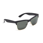 Unisex Larrabee Sunglasses (Black + Gold)