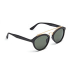 Unisex Montana Sunglasses (Black + Gold)