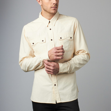 Modern Western Denim Shirt // Natural (S)